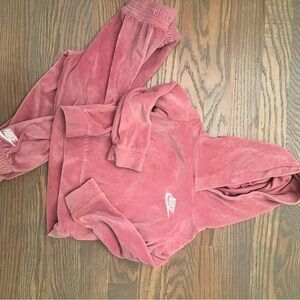 Nike Pink Hoodie and Sweatpants Set